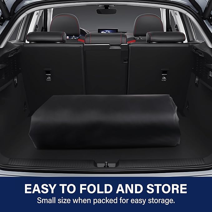 Garage Car Mat, Non-Slip Garage Floor Mat, Heavy Duty Waterproof Containment Mat for Snow Ice Water and Mud (8'6" x 20')