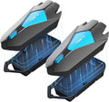 Z1 Motorcycle Intercom - 3-Mode Communication for 10 Riders, Dual-Chip Audio Multitasking, Offline Voice & App Control, Bluetooth Helmet Headset with HiFi Speakers, 2 Packs