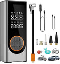 Tire Inflator Portable Air Compressor 150PSI Air Pump for Car Tires with Tire Pressure Gauge Cordless 10000mAh 3X Faster Portable Tire Inflator for Car,Bikes&Motorcycle Tires, Balls