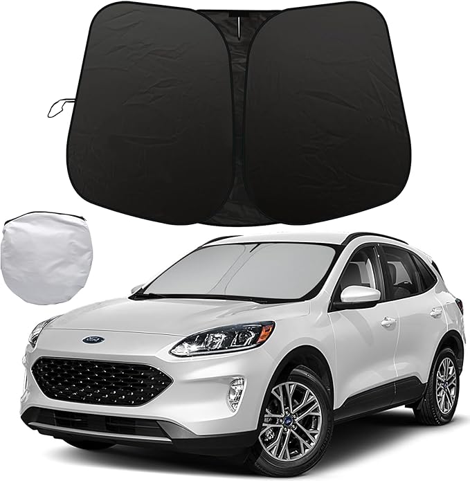 2025 Upgrade Front Windshield Sunshade fit for Ford Escape 2020-2025 Reflector Foldable Car Shade Automotive Windshield Sunshades Ford Escape Windshield Sun Shade |Keeps Your Vehicle Cool|
