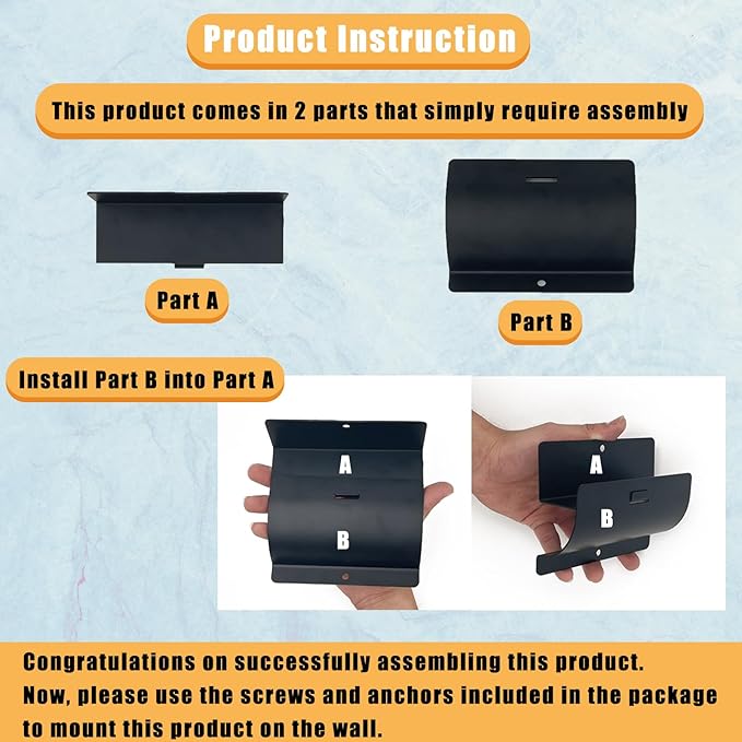 Heavy-Duty Wall Mount Ladder Hooks for Storage - Wheelbarrow Hangers for Garage Wall - 1 Pack