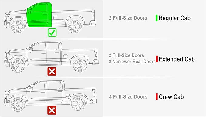 APS Drop Steps Running Boards Compatible with Chevy Silverado GMC Sierra 2020-2025 Standard Cab & 2019 1500 (Excl. LTD Limited) | 304 Stainless Steel Side Steps | 500lbs Capacity | 5-Year Warranty
