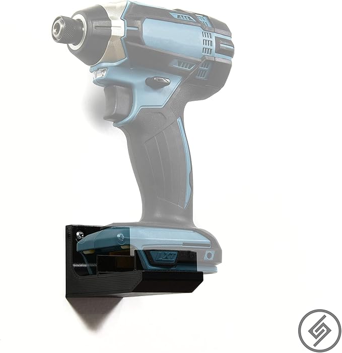 Spartan Mounts for Makita 18V Tool | Wall Display Hook Holder | Power Tool Storage | Blog DIY Craft Room | All Types | Strong Low Profile Bracket | Convenient Easy Access Garage Organization