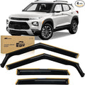Nilight Durable in Channel Rain Guards for Chevrolet/Chevy Trailblazer 2021 2022 2023 2025 Window Deflectors,Vent Window Visors-4pcs