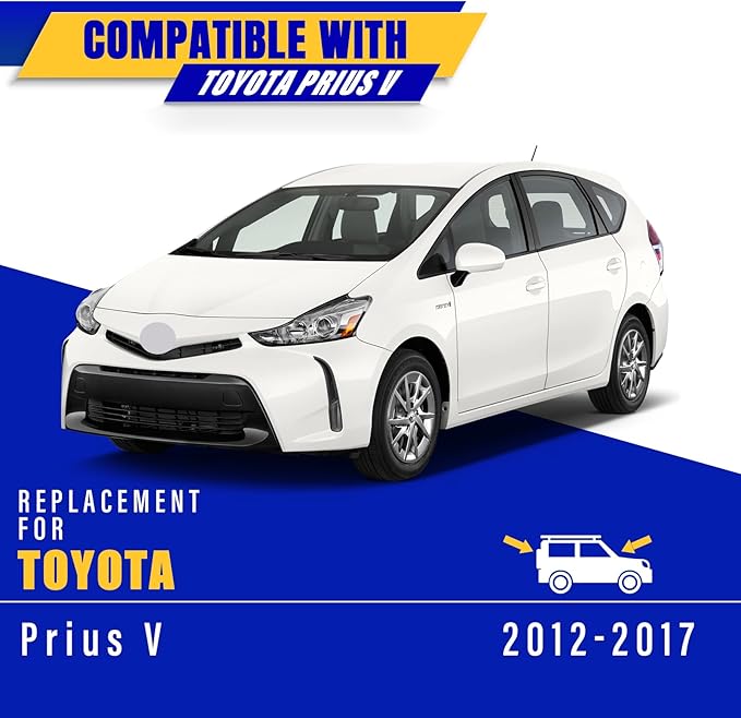 3 wipers Replacement for 2012-2017 Toyota Prius V, Windshield Wiper Blades Original Equipment Replacement - 26"/19"/11" (Set of 3) U/J HOOK