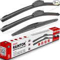 Windshield Wiper Blade Set Replacement for 2011-2013 Infiniti QX56/2014-2018 Infiniti QX80 and Rear Windshield Wiper Blade-24"/19"/10" (Set of 3) U/J HOOK