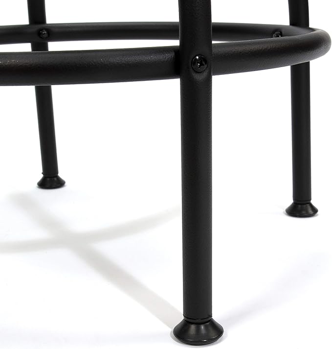 Craftsman Adjustable Height Work Shop Stool, 29 to 34-inches Tall, Rip-Resistant Padded Vinyl Seat, 300-lb Capacity, 360-degree Footrest, Non-Marring Feet