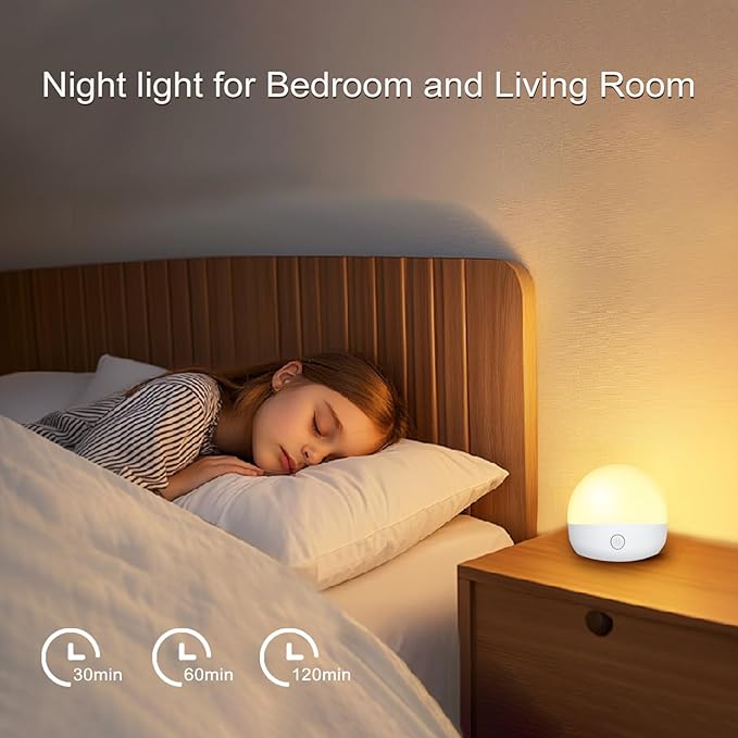 HISTAR Rechargeable Light Bulbs, 2500mah Battery Light Bulbs for Lamps with Remote, RGB, Timer, Dimmable, 3 Color Temperature, Magnetic Base