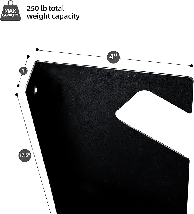 CZWL&HG Heavy-Duty Garden Tool Organizer Wall Mount – Garage Wall Storage Rack for Shovels, Rakes & Long-Handled Tools – Solid Steel, Holds 250 lbs
