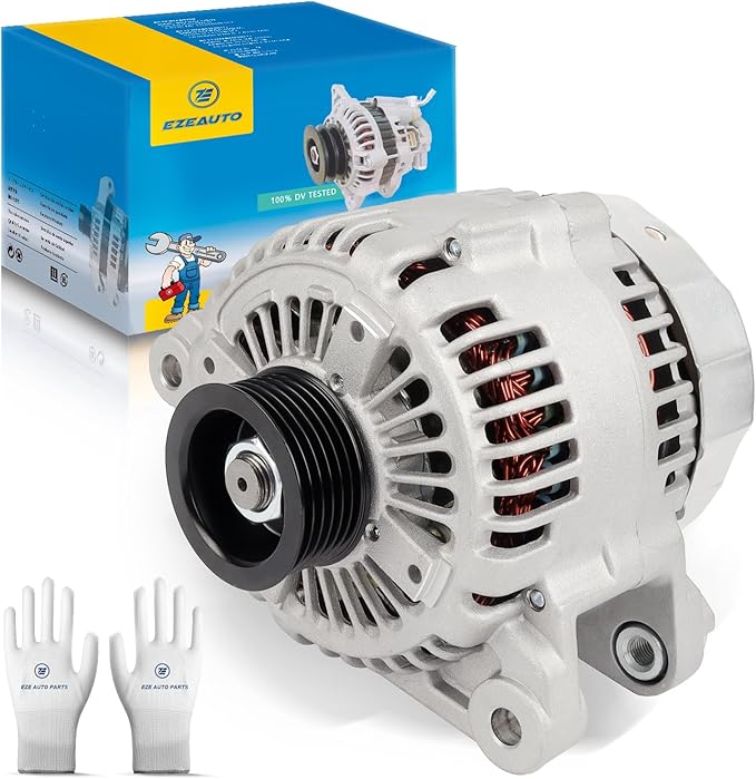 Ezexpreze 11191 New Alternator Replacement For 2006-2012 Kia Hyundai 3.3 3.8L,06-11 Azera,06-10 Santa Fe Sonata, 07-10 Entourage Veracruz, 07-09 Kia Sorento, 06-09 Sedona, 10-11 Borrego, V6