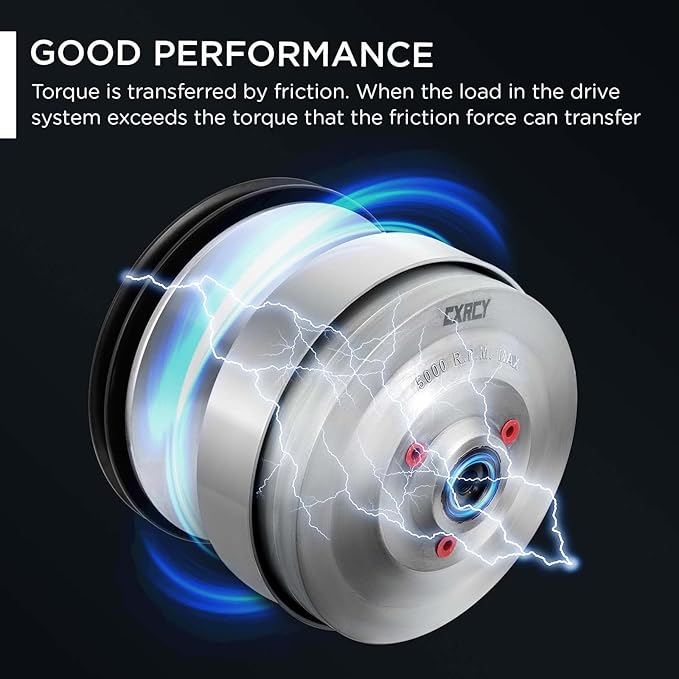 CXRCY Club Car Gas Golf Cart Drive Clutch DS Precedent Primary Clutch Dry Centrifugal Clutch Compatible With Max 5000 R.P.M Replace Nivel 5700/CP0020 (1997-2015)