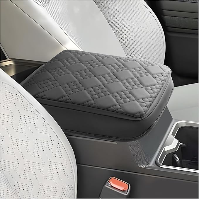 SXCY for 2025 2026 Toyota 4Runner Armrest Cover Pad for 2025 2026 Toyota 4Runner Accessories 2025 4Runner Center Console Cover 2026 4Runner Middle Console Cover w/Soft Cotton Cushion (Added-Pad)