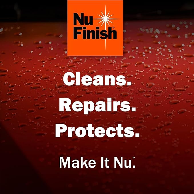 Nu Finish Exterior Finish Detailing Kit, Car Care Kit Protects Car Exterior, Includes Nu Finish Scratch Doctor Car Scratch Remover, Better Than Wax Ceramic Coating and Once A Year Car Polish, 3 Count