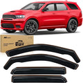 Nilight Window Visor Compatible with Dodge Durango 2011 2012 2013 2014 2015 2016 2017 2018 2019 2020 2021 2022 2023 2024 in Channel Window Deflectors, Rain Guards Acrylic-4pcs