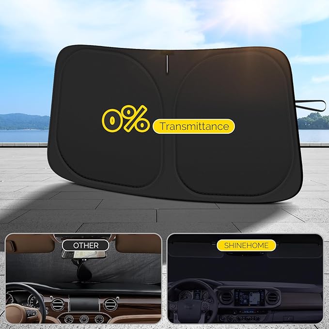 Car Windshield Sun Shade Compatible with 2022 2023 2024 2025 Lexus NX NX250 NX350 NX350h NX450h+ Accessories Foldable Front Window Sunshade Custom for Lexus NX Windshield Sun Visor