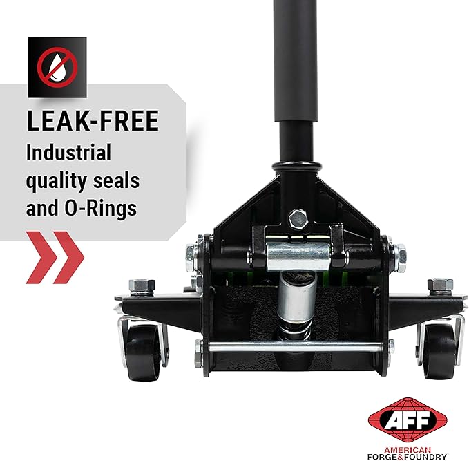 AFF Viking 3.5 Ton Floor Jack - Low Profile Car Jack with Lightning Lift Hydraulic - Heavy Duty