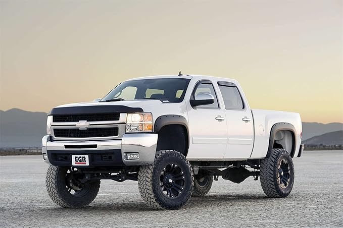 EGR 303555 SuperGuard Matte Black Acrylic Hood Shield Compatible With Select 2019-2023 Ford Ranger Trucks - Durable, Easy Installation