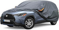 Premium Car Cover Custom Fit Toyota Corolla Cross (2022-2025), 16 Layers Heavy Duty Car Cover Waterproof All Weather with Zipper Door for Sun Rain Snow Dust Uv Protection