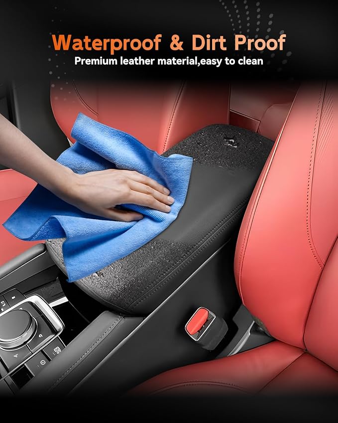 CDEFG for Mazda3 2019-2025 Center Console Cover Armrest Cover for Mazda Mazda3 Accessories Arm Rest Protector Mazda3 2019 2020 2021 2022 2023 2024 2025