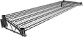18" x 60" Black Epoxy Wire Wall Mount Shelf