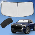 Sun Shade Sunshade for Toyota Tundra 2022-2024 2025 2026 Windshield Cover, 4-Layer Front Window Shade Custom fit Tundra Limited SR5 TRD Pro Pickup Sun Visor 240T Shade Blocks UV Car Accessories