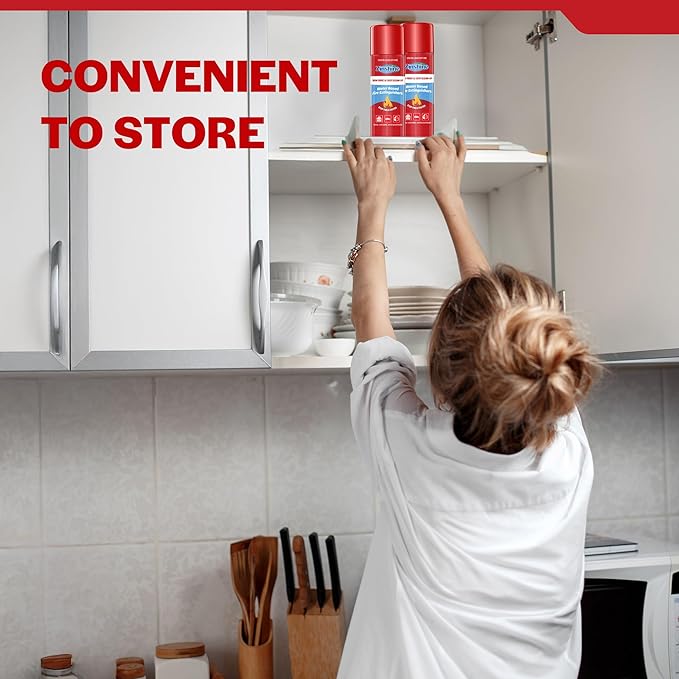 Small Fire Extinguisher for Home, Car, Kitchen, Boat - Portable Small A, B, C, K Fire Stop Spray, 600ml