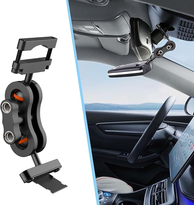 Radar Detector Rearview Mirror Rod Mounting Bracket and Radar Direct Power Cord Hardwired Kit and Fuse Tap(for Escort Max / Max2/ MAX360 Radar)