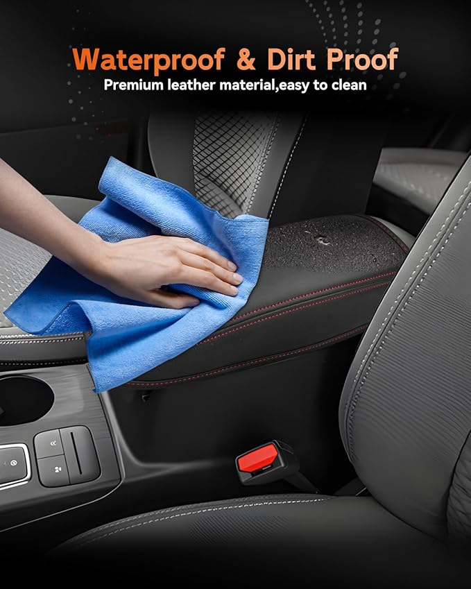CDEFG for Ford Escape 2020-2025 Center Console Cover Armrest Box Cover for Escape 2020 2021 2022 2023 2024 2025 Accessories Console Arm Rest Protector
