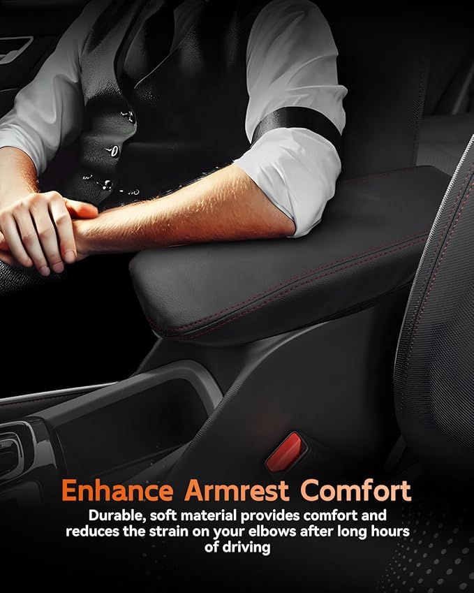 CDEFG for Chevrolet Trailblazer 2021-2025 2026 Center Console Cover Armrest Box Cover for Chevy Trailblazer (LS, LT, Activ, RS) 2021 2022 2023 2024 2025 2026 Accessories Arm Rest Protector