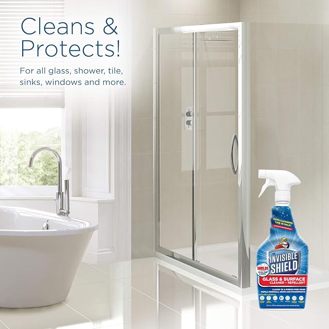 Invisible Shield Glass & Surface Cleaner and Repellent 32 fl. oz. Cleans and Protects against future dirt on multi surfaces by UNELKO- Clean-X (2)