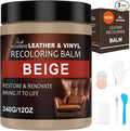 Leather Scratch Repair Balm-Leather Color Restorer for Couches Leather Scratch Remover for Carseat Boots Leather Couch Scratch Repair Couches (Beige)