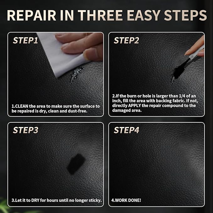 Advanced Leather Repair Gel, 2025 New Leather Repair Coloured Cream Gel, Upgrade Professional Leather Repair Kit for Car Seat Vinyl Repair Kit, Multifunctional Couch and Jacket Repair Kit (Blue)