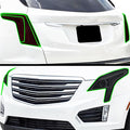 BOGAR TECH DESIGNS Full Headlight Taillight Tint Kit Compatible with Cadillac XT5 2017-2025, Dark Smoke