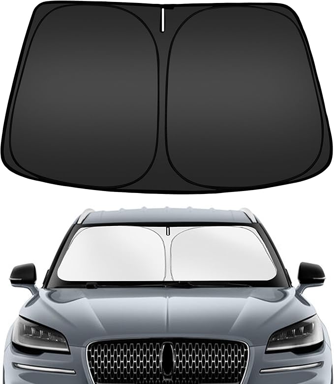 ARISMOTOR Windshield Sun Shade for Lincoln Aviator 2020-2025, Custom Fit Foldable Front Window Sunshade Sun Visor Protector, Block UV Rays Keep Your Car Cooler