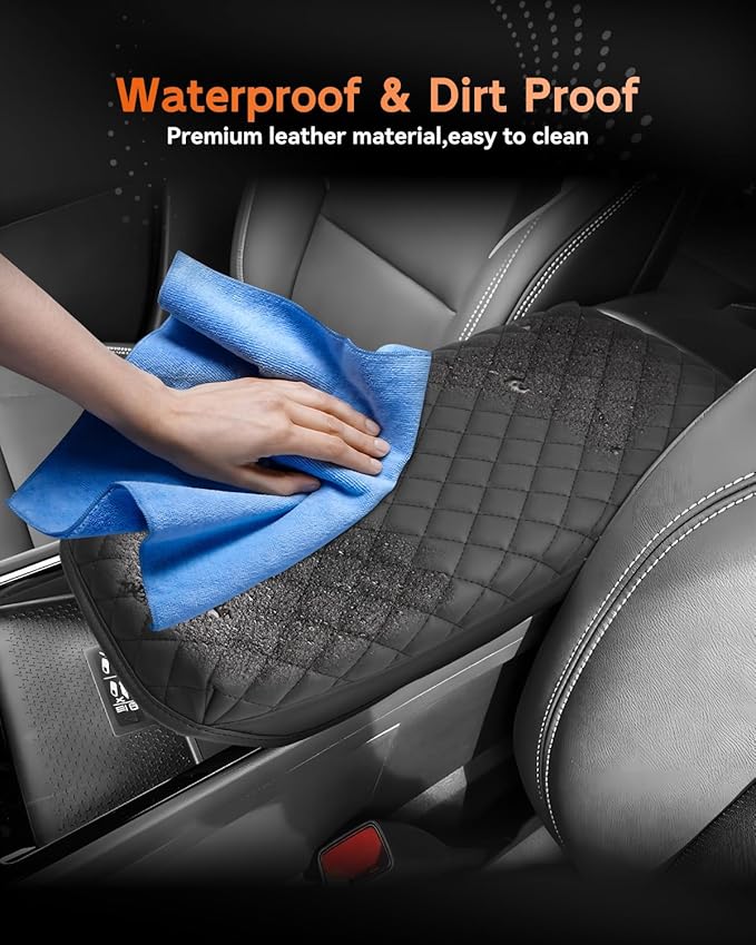 CDEFG for Chevrolet Blazer EV 2024 2025 2026 Center Console Cover Armrest Box Cover for Blazer EV (LT, RS) 2024 2025 Accessories Arm Rest Protector Thickened with Inner Pocket