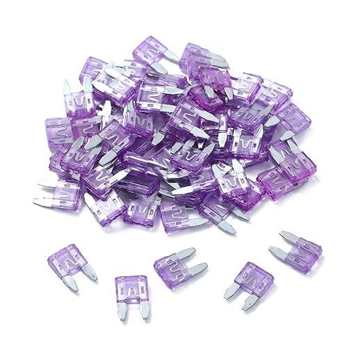 100 Pack Auto Fuses 35 AMP APM/ATM 32V Mini Blade Style Fuses 35A Short Circuit Protection Car Fuse (35 AMP)