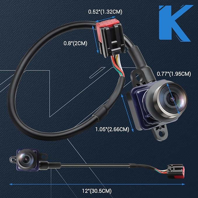 Rear View Backup Camera Compatible with 2011-2014 Dodge Charger Chrysler 300 Park Assist Camera Replaces 56054058AH 56054058AD 56054058AE 56054058AF 56054058AG