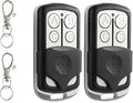 2 Garage Door Opener Remote,for LiftMaster Chamberlain Openers with Purple Yellow Green Orange Red Learn Button,893MAX 953EV/EVC,Keychain