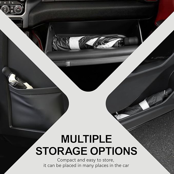 2019-2025 Upgraded for Ram 1500 Sunshade, Portable Foldable Sunshade Accessories, [Nano Ice Crystals Coating] UV Protection, Keeps Interior Cool (for Ram 1500 2019-2025)