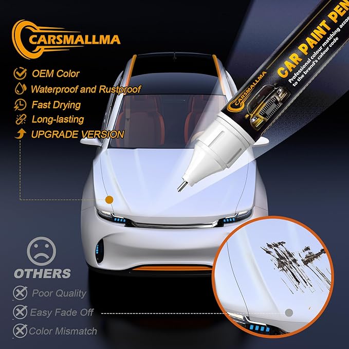 S3/S3B Phantom Black Car Touch Up Paint for Hyundai, Color Accurate Car Paint Scratch Repair Pen Kit Quick & Easy Fix Vehicle Chips and Automotive Nicks Scuff