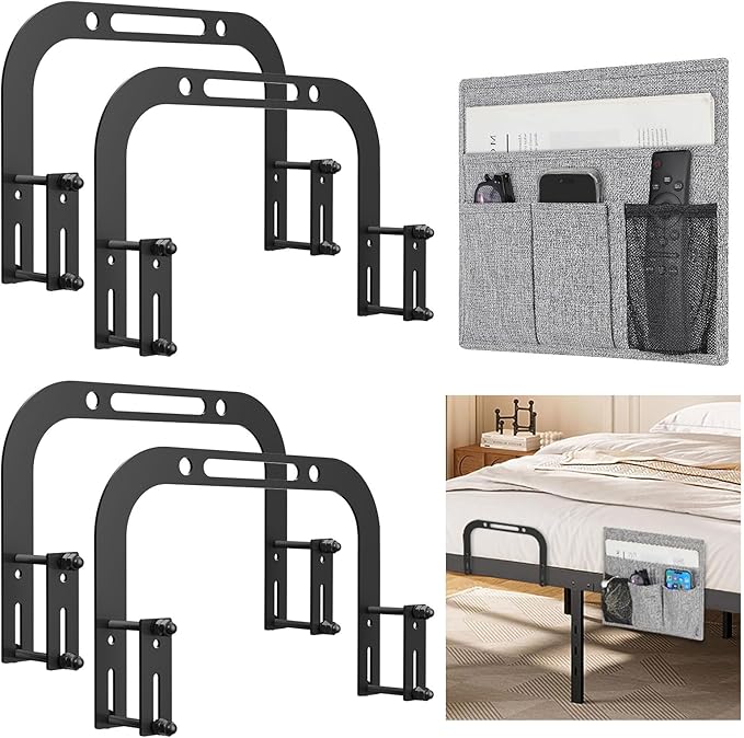 YUOROS Mattress Retainer Bar Keep Mattress Stopper from Sliding Slide Stopper to Prevent Sliding Holder in Place Gripper
