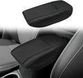 Muslogy Center Console Armrest Cover Compatible with Toyota Corolla 2014-2019 Comfort Armrest Pad Arm Rest Cushion Vegan Leather Protector Regular Thick
