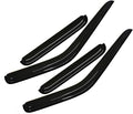 Wind Deflector Compatible with 2000-2004 Nissan Frontier Crew Cab 4 Full Size Doors Smoke Sun/Rain Guard Window Visors 94627