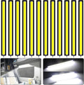 Linkstyle 12PCS 12V LED Interior Light Bar, Waterproof 28 LEDs COB Strip Light Super Bright Lights for Truck Boat Bike RV, White