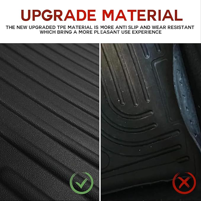 Cargo Liner Fit for Honda CRV 2023-2025 2026 All Models (Include Hybrid) - TTX LIGHTING Cargo Mat (Upper Deck) with Back Seat Protectors All-Weather TPE CR-V Accessories Backrest Mats