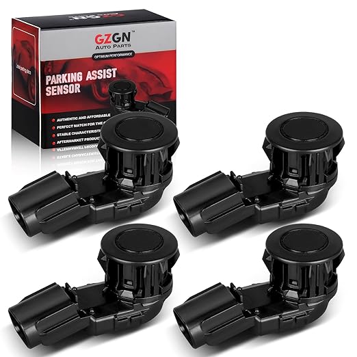 Parking Assist Sensor Compatible with Toyota RAV4 2014-2018,Tunder 2014-2021,Tacoma 2015-2022,Replace#89341-0C010 89341-0C020 PPS65 4PCS Parking Sensors