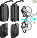 Bike Rack Garage, Bike Wall Mount Heavy Duty, Holds 77 Lbs, Swivel Bike Hangers for Garage, Adjustable Indoor Bike Storage for Bedroom Home Office, 2 Pack