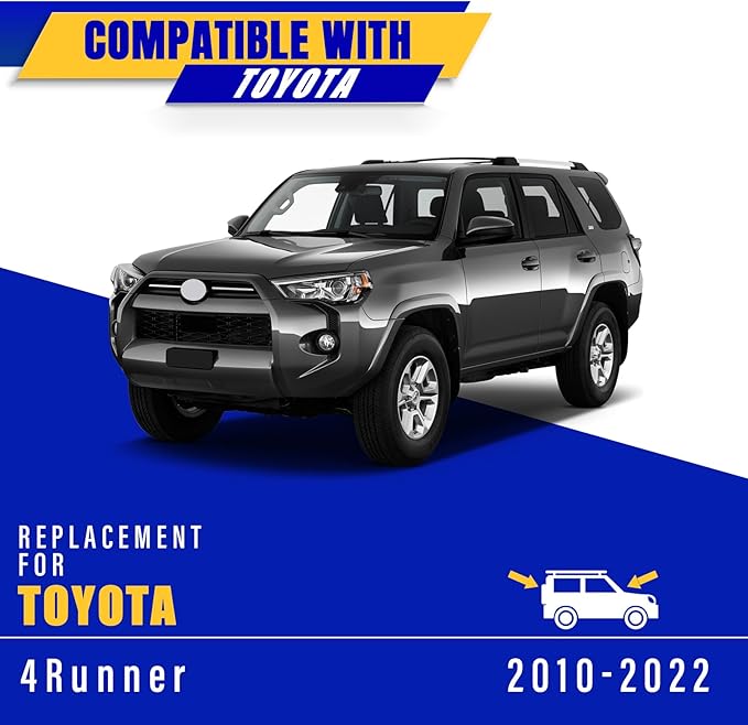 3 wipers Replacement for 2010-2022 Toyota 4Runner, Windshield Wiper Blades Original Equipment Replacement - 24"/20"/12" (Set of 3) U/J HOOK