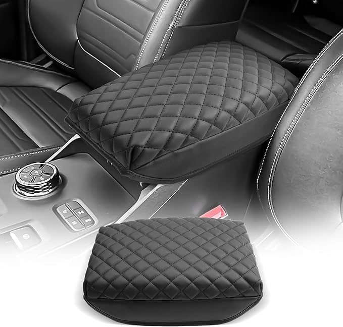 CDEFG for Ford Ranger 2024-2025 Center Console Cover Armrest Box Cover for Ranger (XL, XLT, Lariat, Raptor) 2024 2025 Accessories Console Arm Rest Protector
