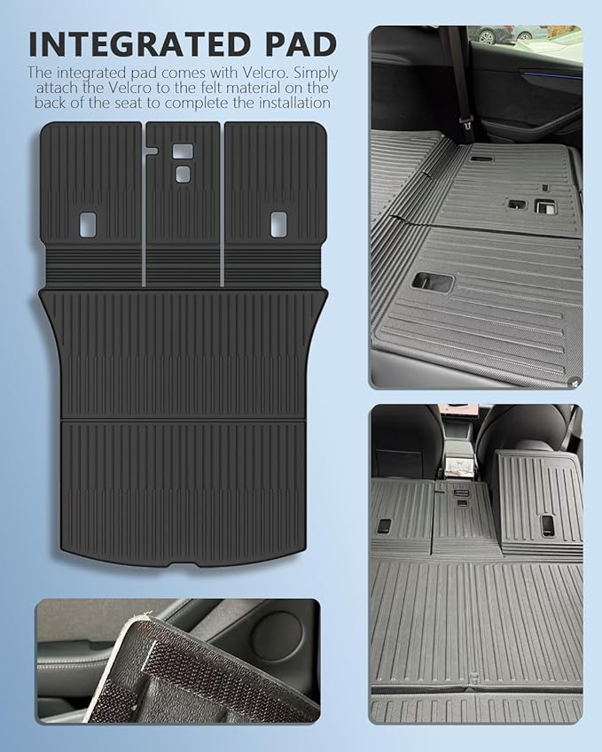 for New 2025 Tesla Model Y Juniper TPE Floor Mats & Front Rear Cargo Mat Full Cover Rear Trunk Mats Fit for New Version Tesla ModelY Juniper Accessories